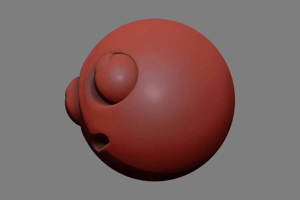 Emoji Face with Rolling Eyes 3D model_27