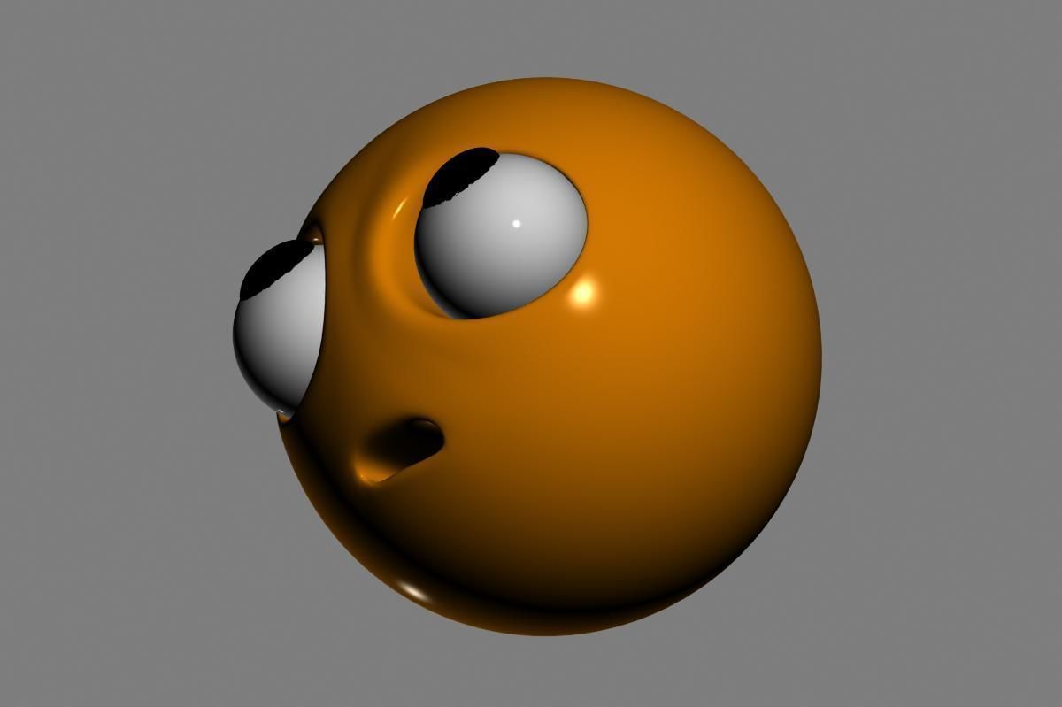 Emoji Face with Rolling Eyes 3D model_8