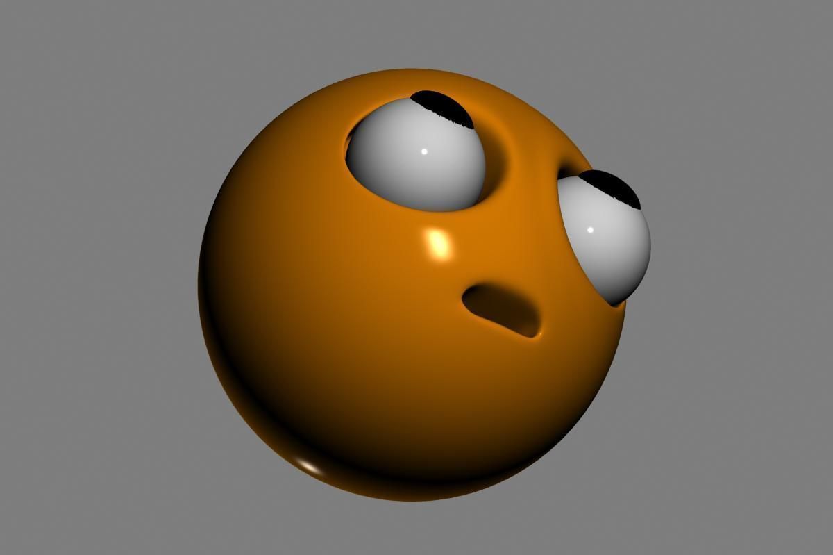 Emoji Face with Rolling Eyes 3D model_14