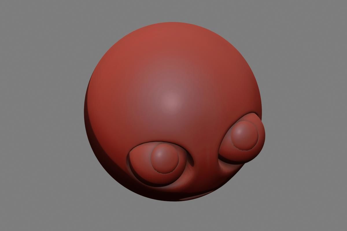 Emoji Face with Rolling Eyes 3D model_36