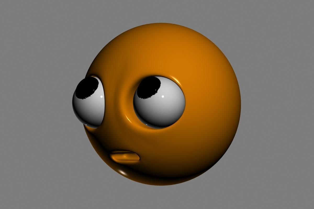 Emoji Face with Rolling Eyes 3D model_11