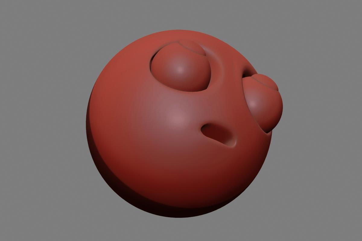 Emoji Face with Rolling Eyes 3D model_28