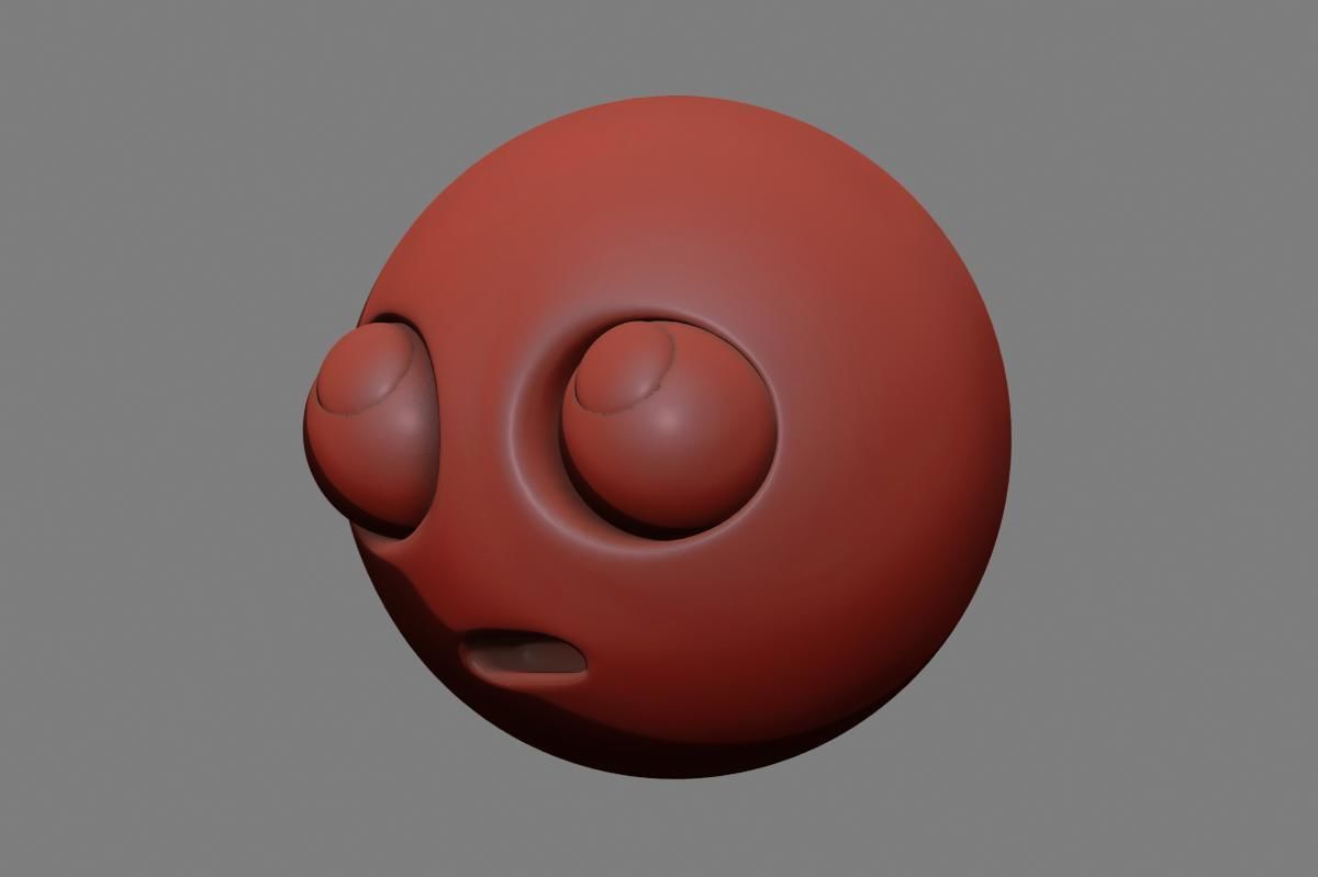 Emoji Face with Rolling Eyes 3D model_40