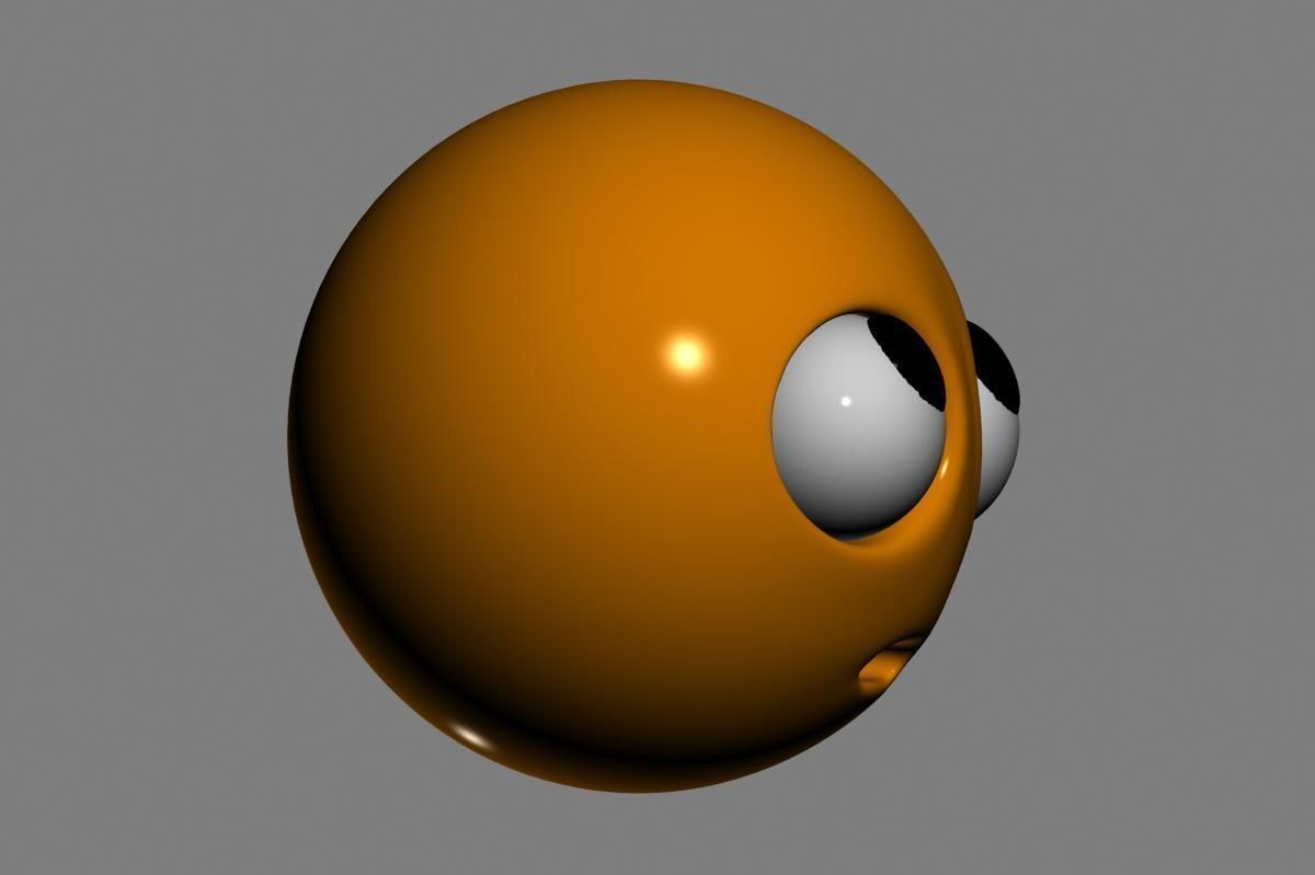 Emoji Face with Rolling Eyes 3D model_16