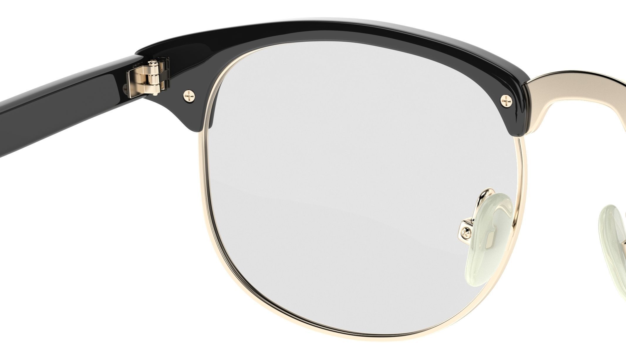 Classic Half Frame Glasses  3D model_7