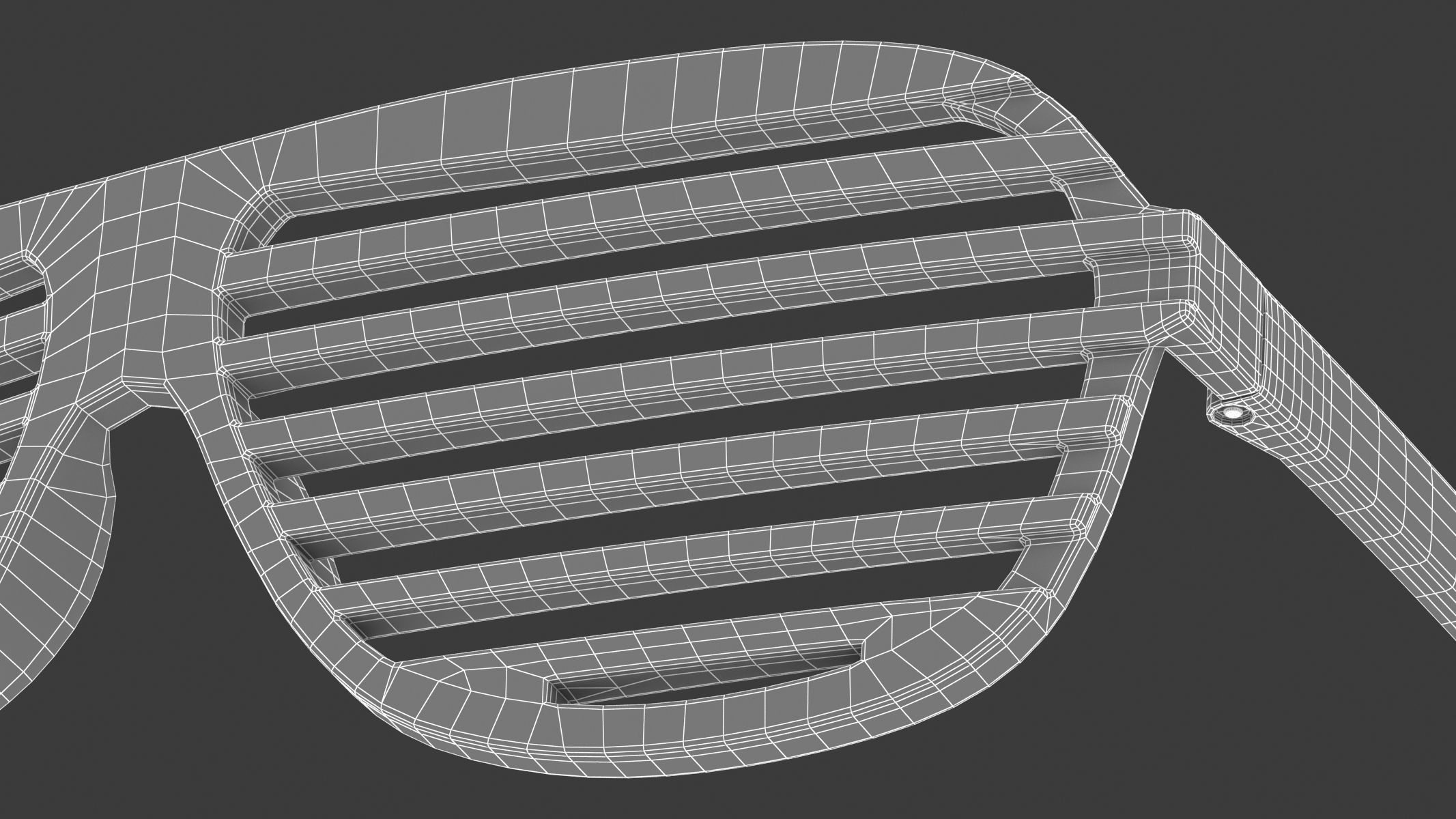  Shutter Glasses Green 3D model_19