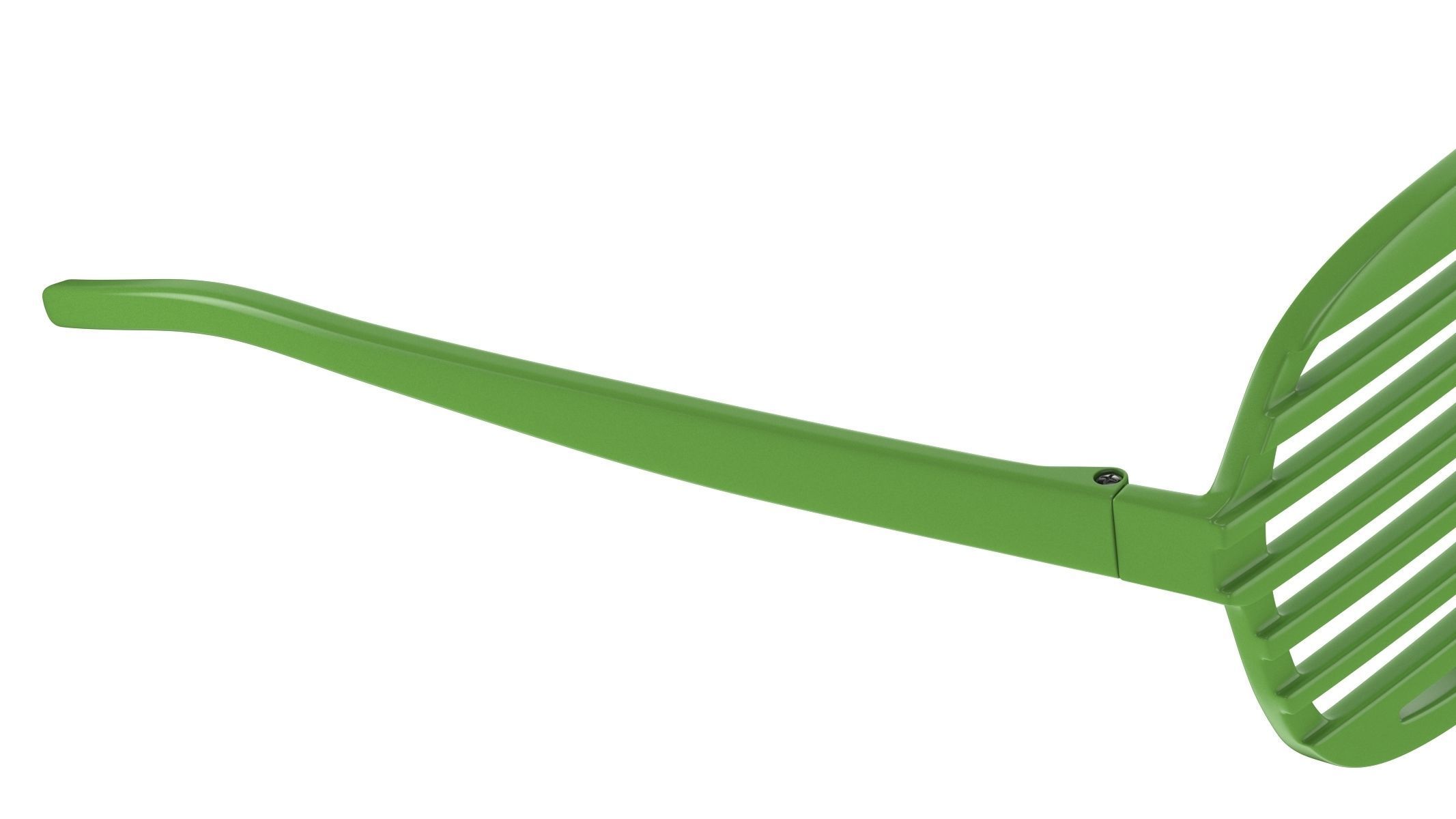  Shutter Glasses Green 3D model_6