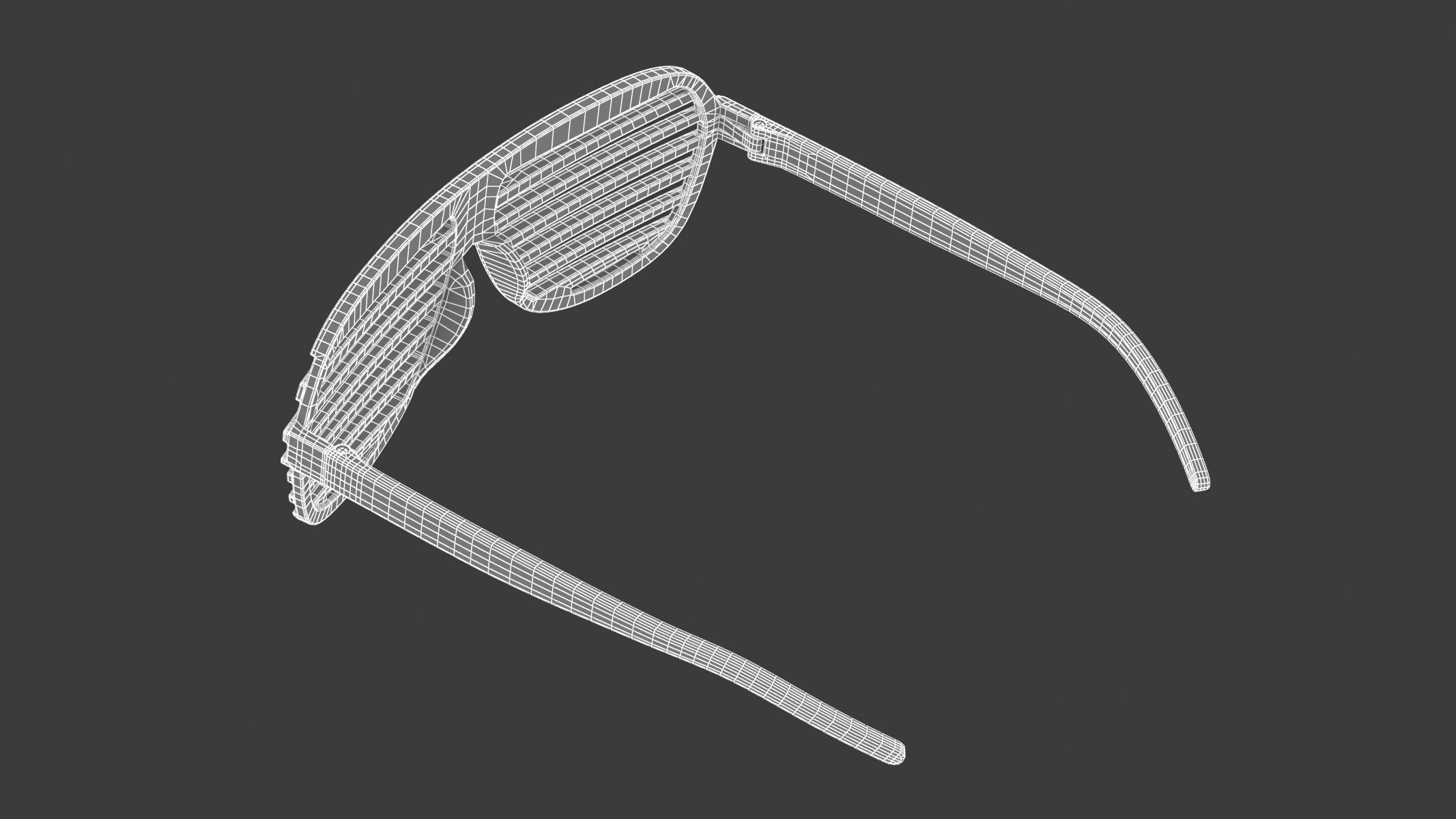  Shutter Glasses Green 3D model_13