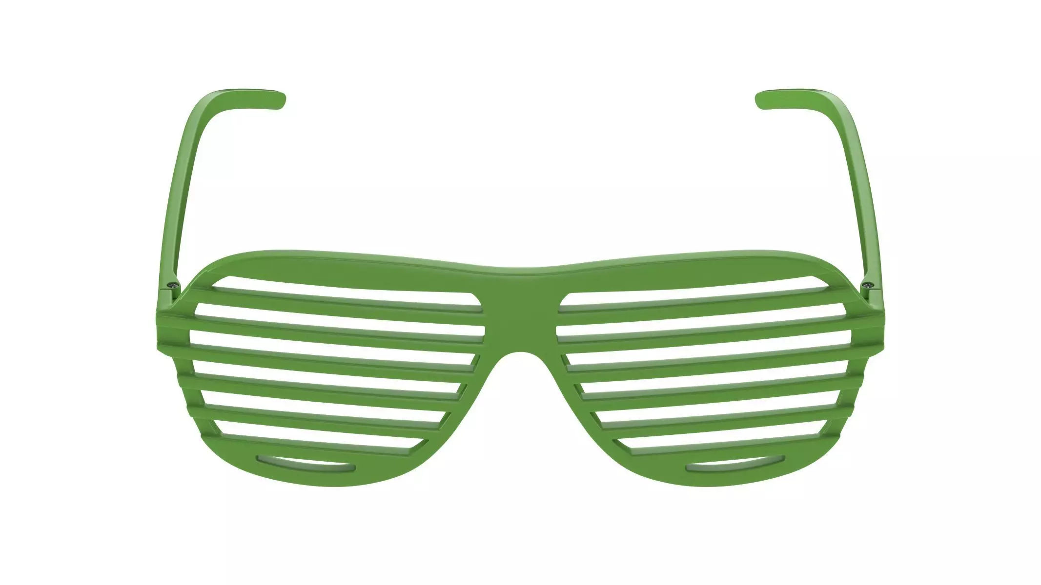  Shutter Glasses Green 3D model_0
