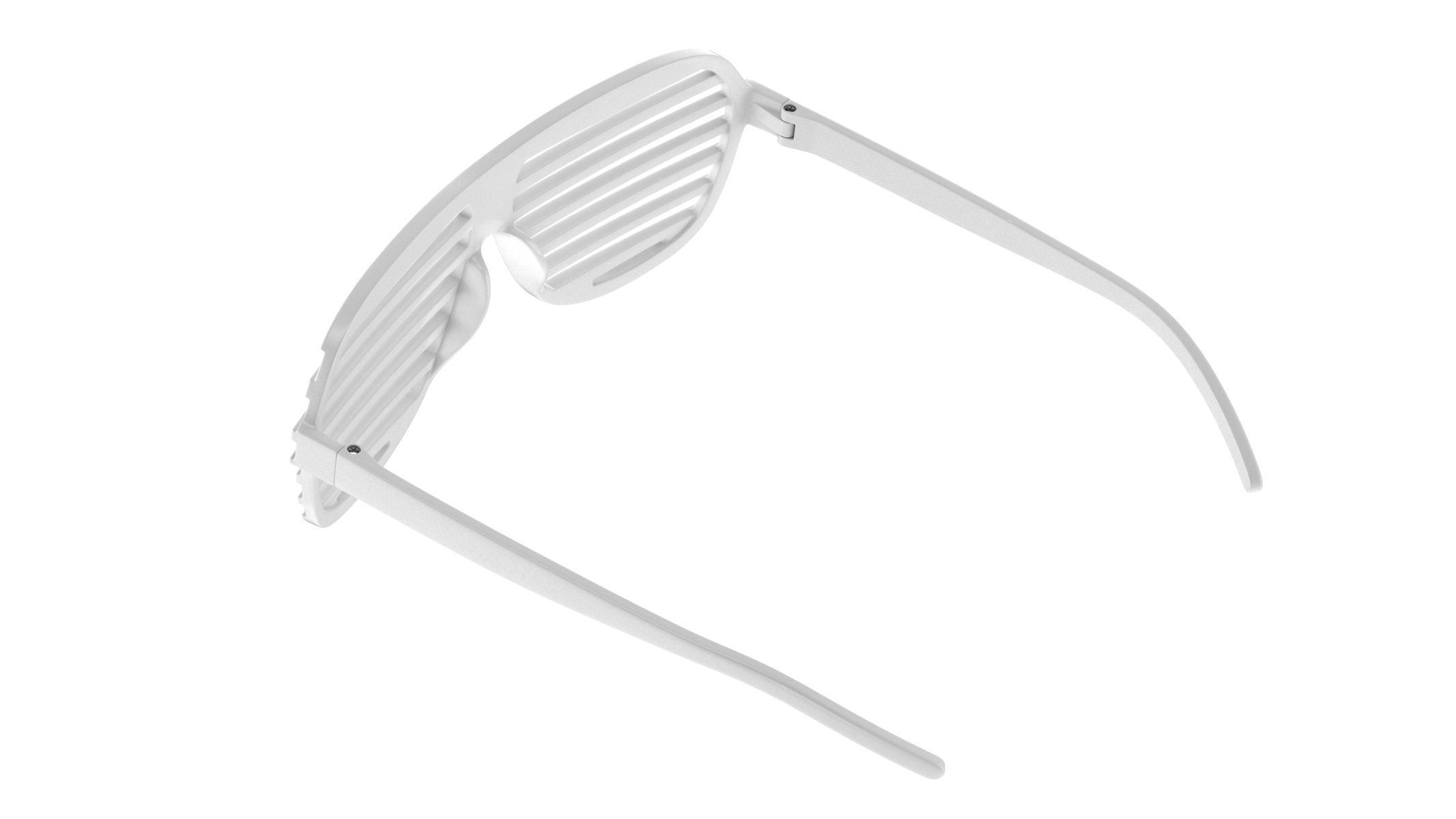 Shutter Glasses White 3D model_6