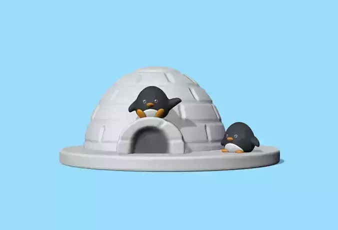 Igloo made of plastic