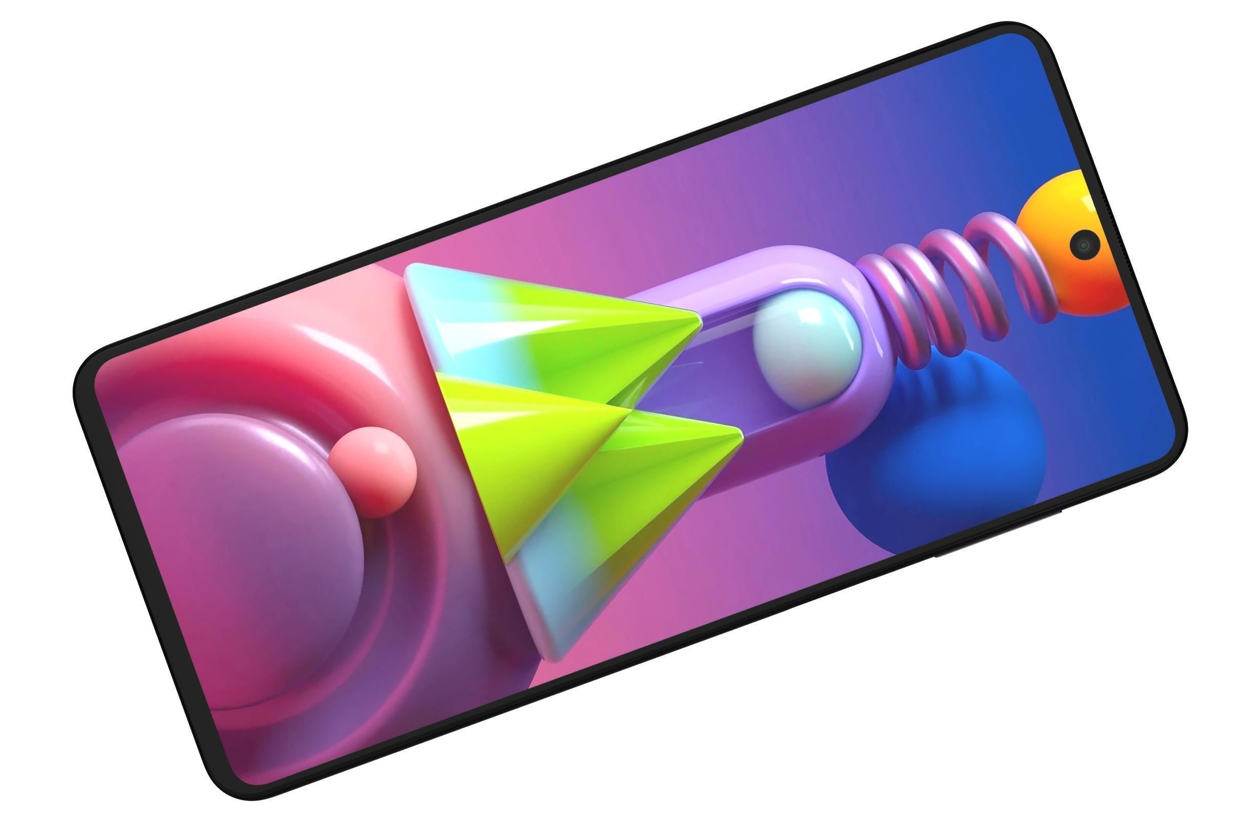 Samsung Galaxy M51 Celestial Black 3D model_9