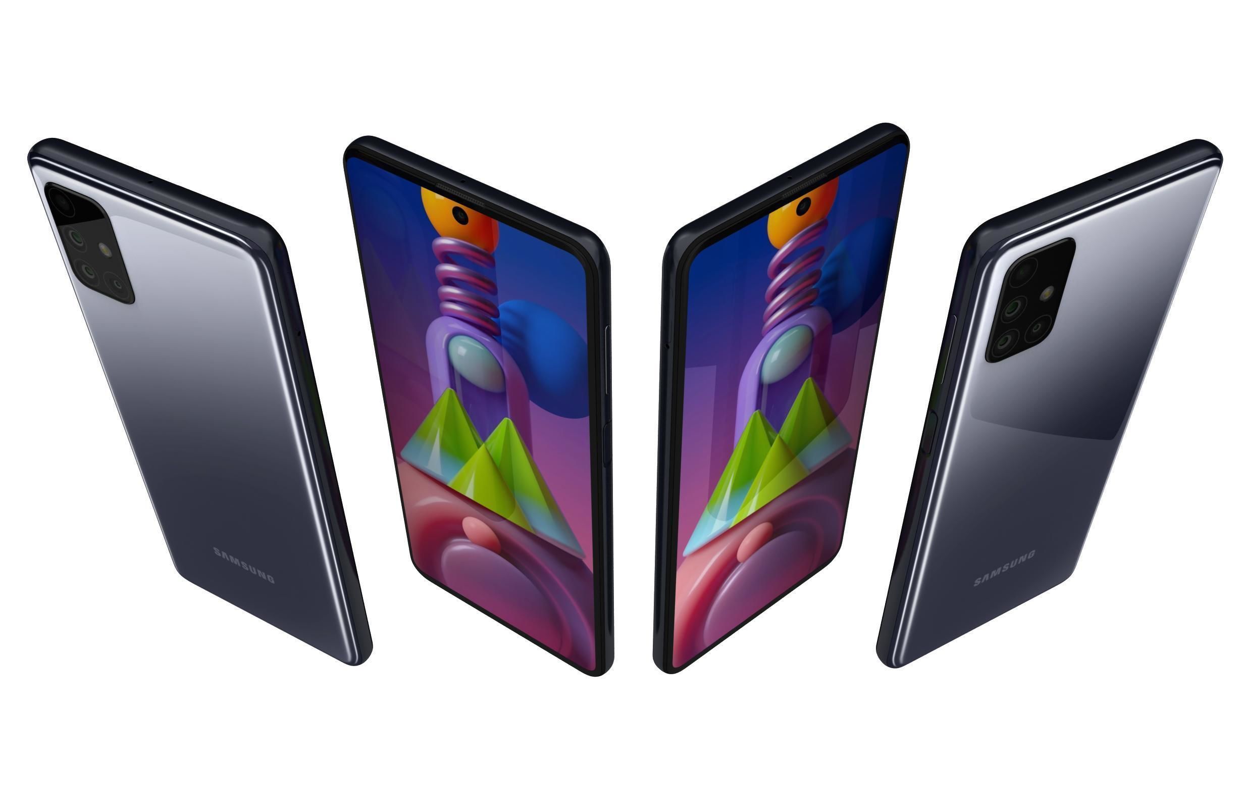 Samsung Galaxy M51 Celestial Black 3D model_4