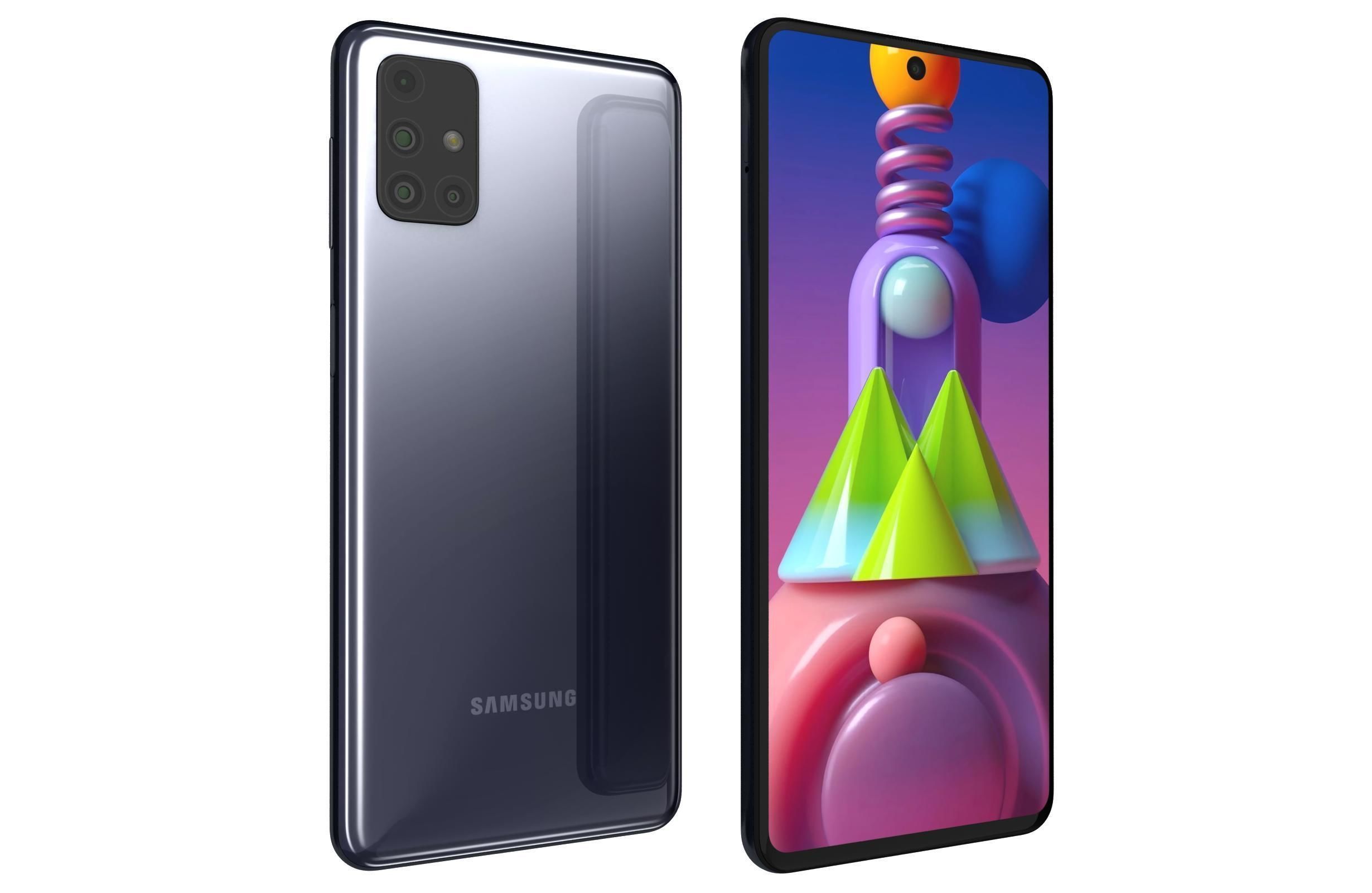 Samsung Galaxy M51 Celestial Black 3D model_6