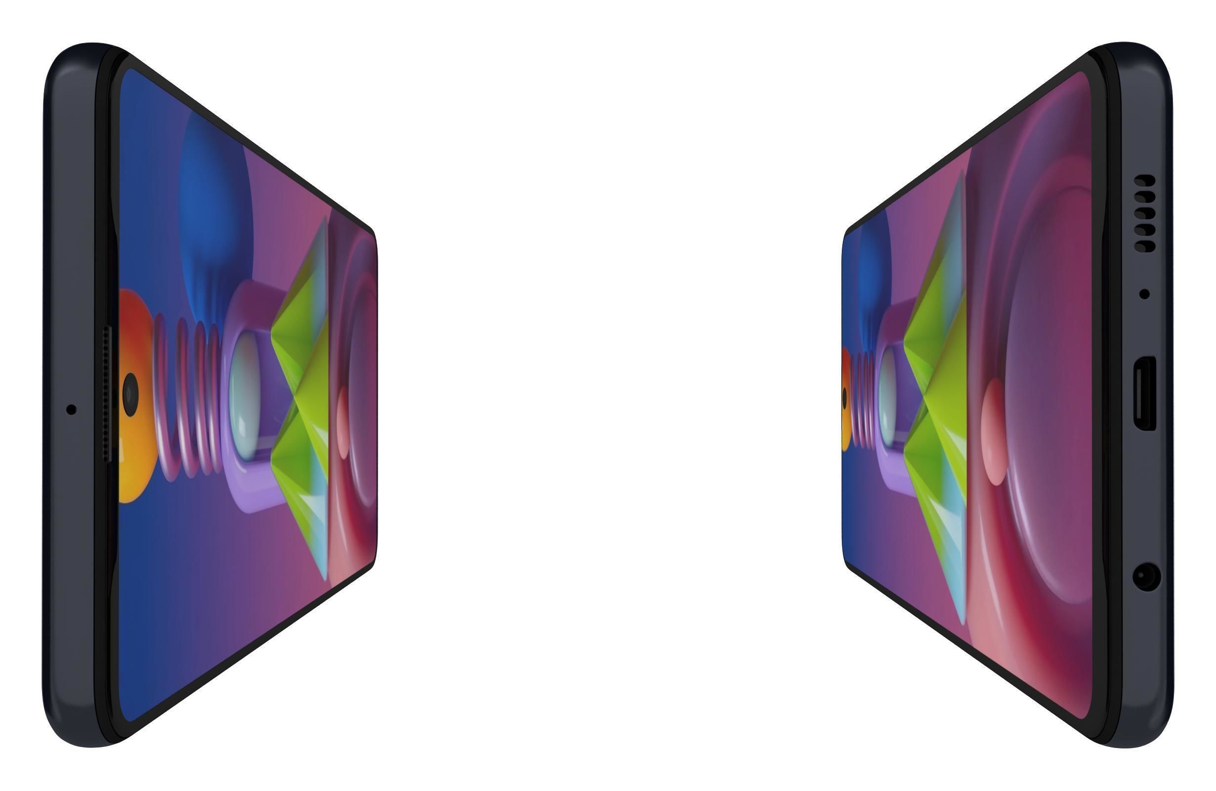 Samsung Galaxy M51 Celestial Black 3D model_11