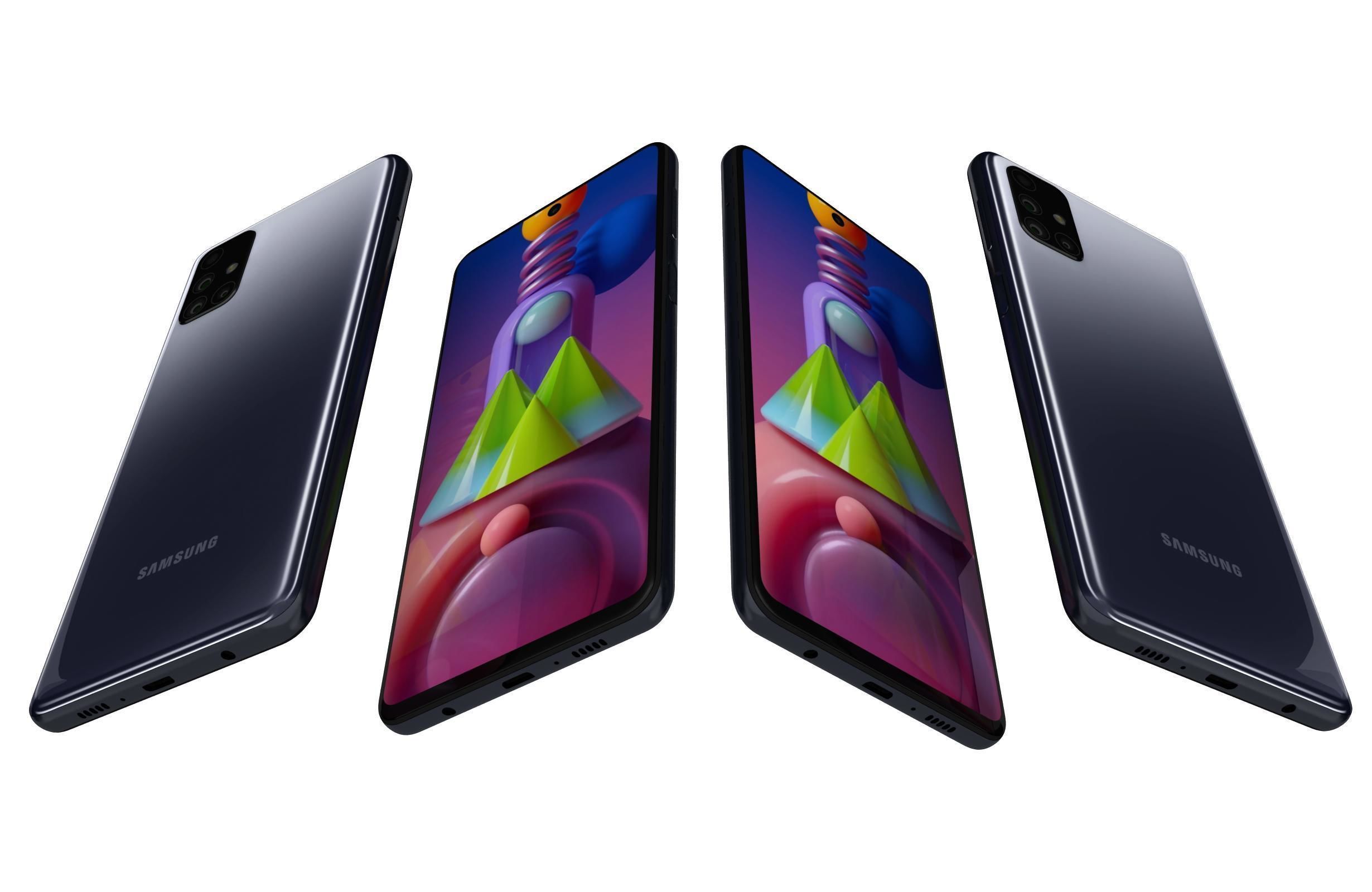 Samsung Galaxy M51 Celestial Black 3D model_5