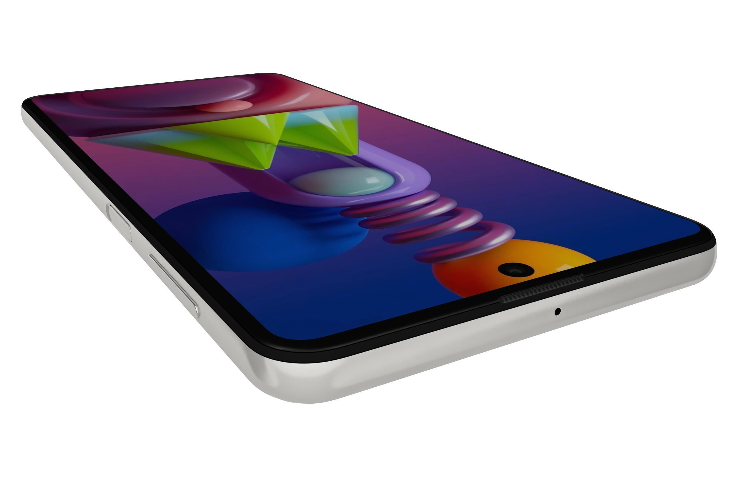 Samsung Galaxy M51 White 3D model_13