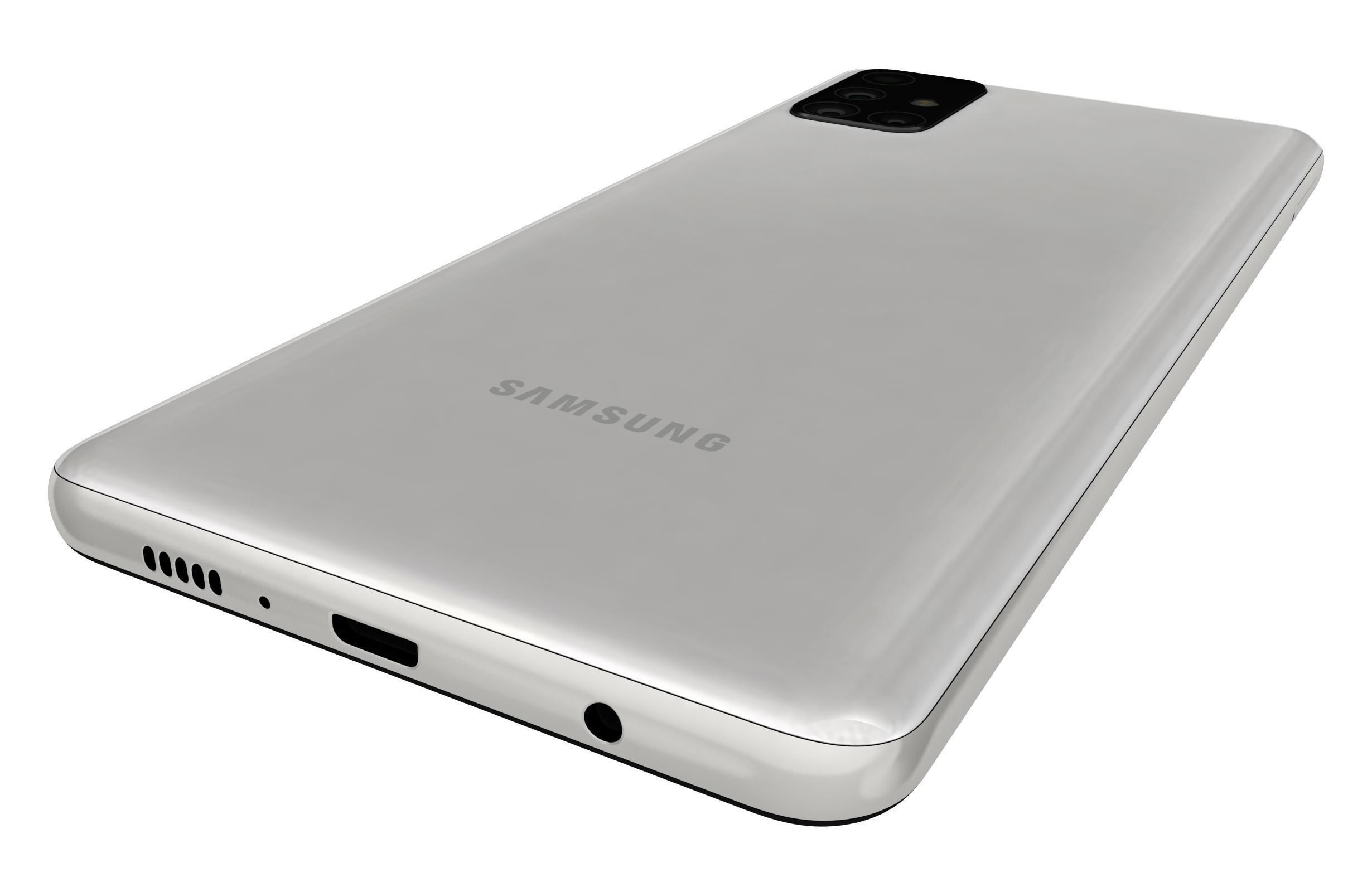 Samsung Galaxy M51 White 3D model_14