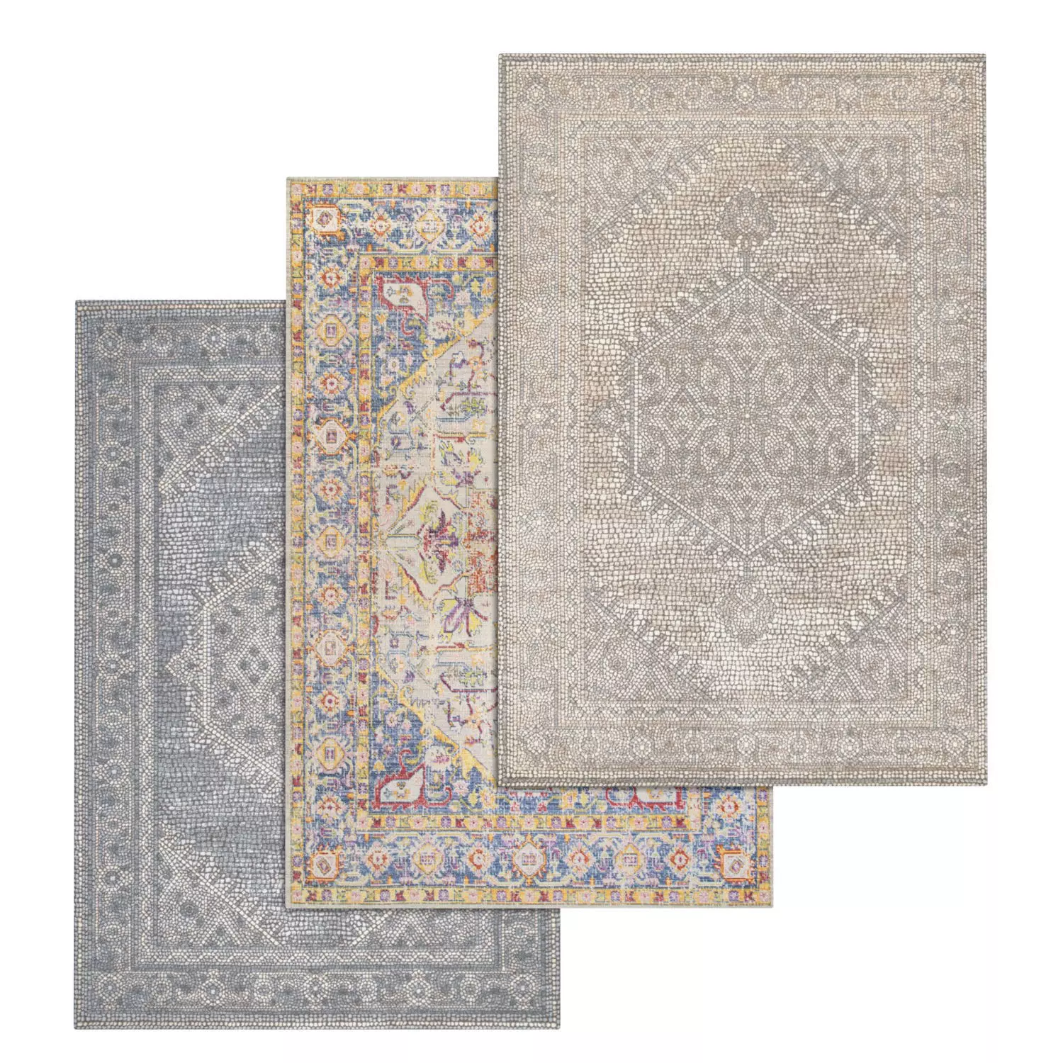 Rug Set 1540 3D model_0