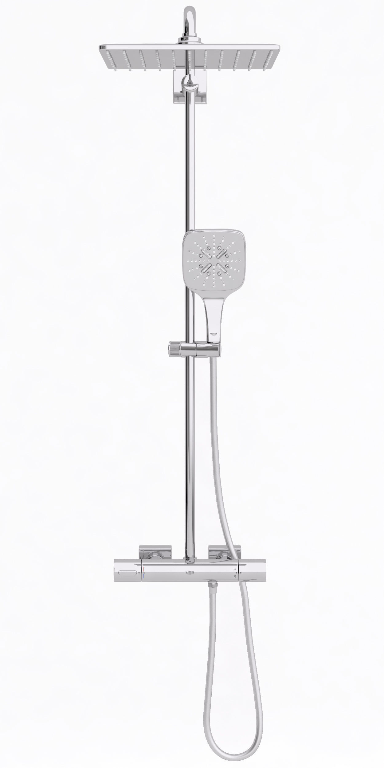 Shower system Grohe Rainshower Smartactive Cube 310 3D model_1