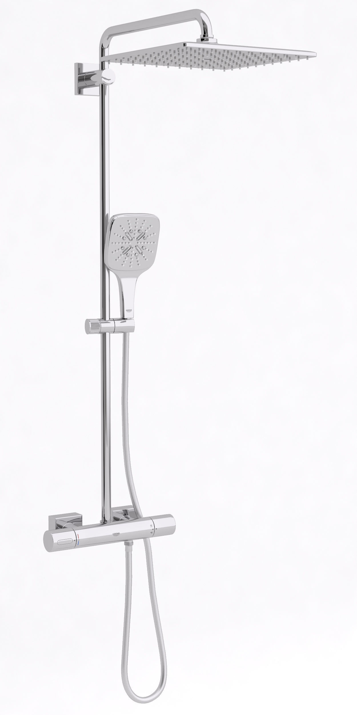 Shower system Grohe Rainshower Smartactive Cube 310 3D model_2