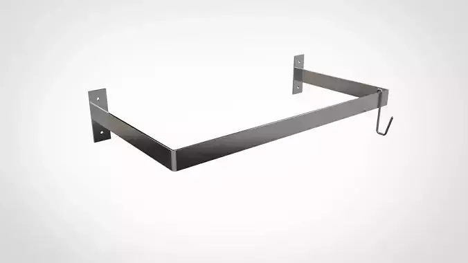 kitchen or bathroom stainlless steel hanger 800cm x 400cm