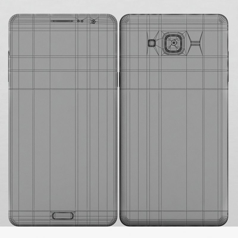  Samsung Galaxy On5 Gold 3D model_10