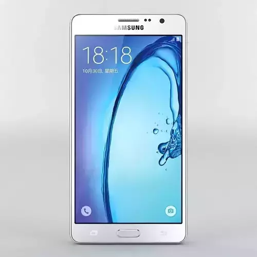  Samsung Galaxy On7 White 3D model