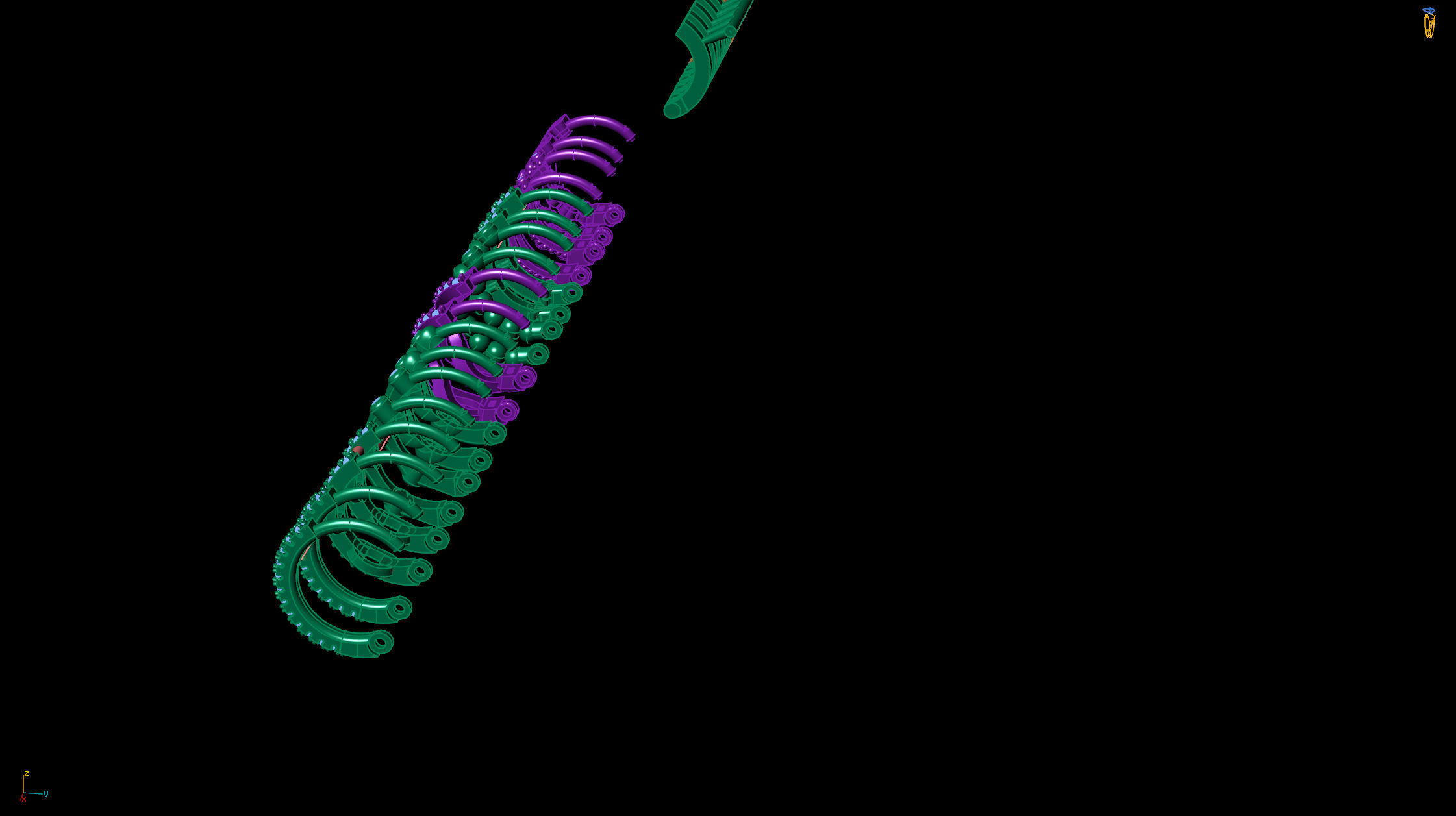 Hoop earrings 3D print model_1