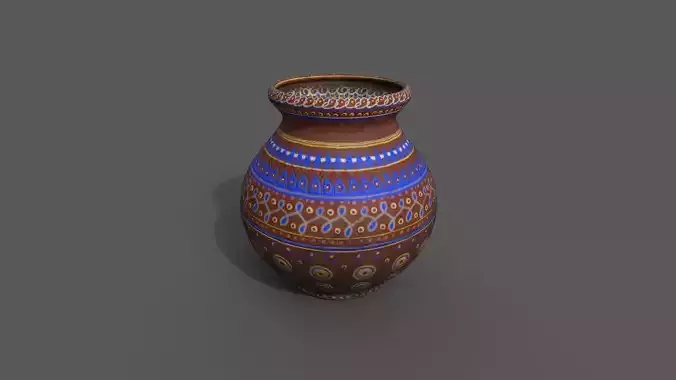 Traditional mud pot 