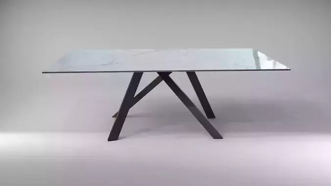 Ceramic Glass Table
