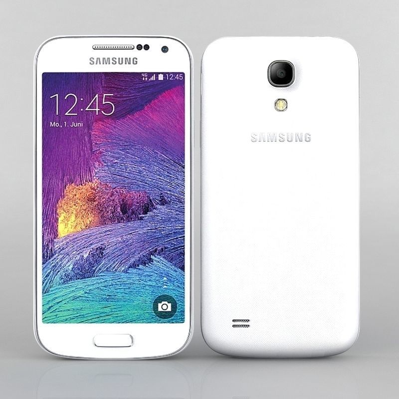 Samsung Galaxy S4 mini I9195I  black whita 3D model_5