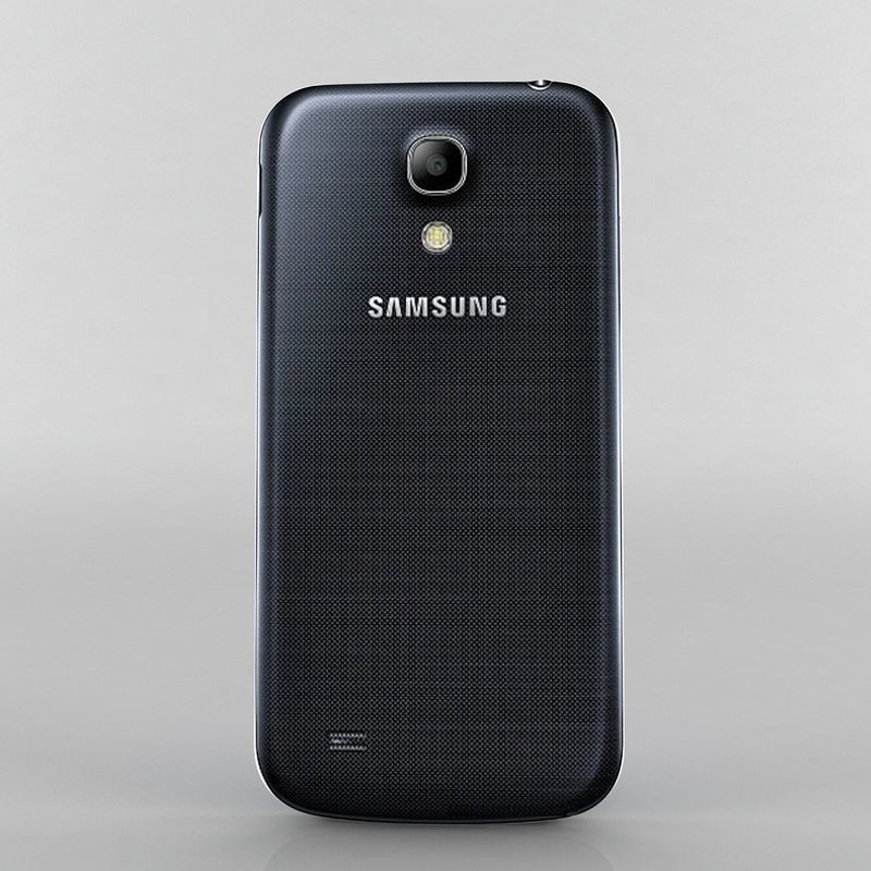 Samsung Galaxy S4 mini I9195I  black whita 3D model_3