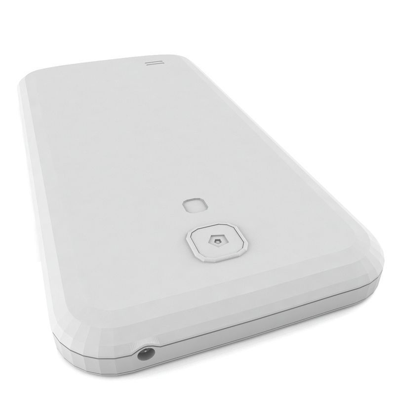 Samsung Galaxy S4 mini I9195I  black whita 3D model_8