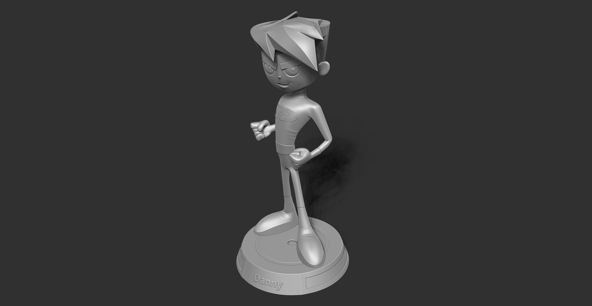 Danny Phantom Fanart 3D print model_12