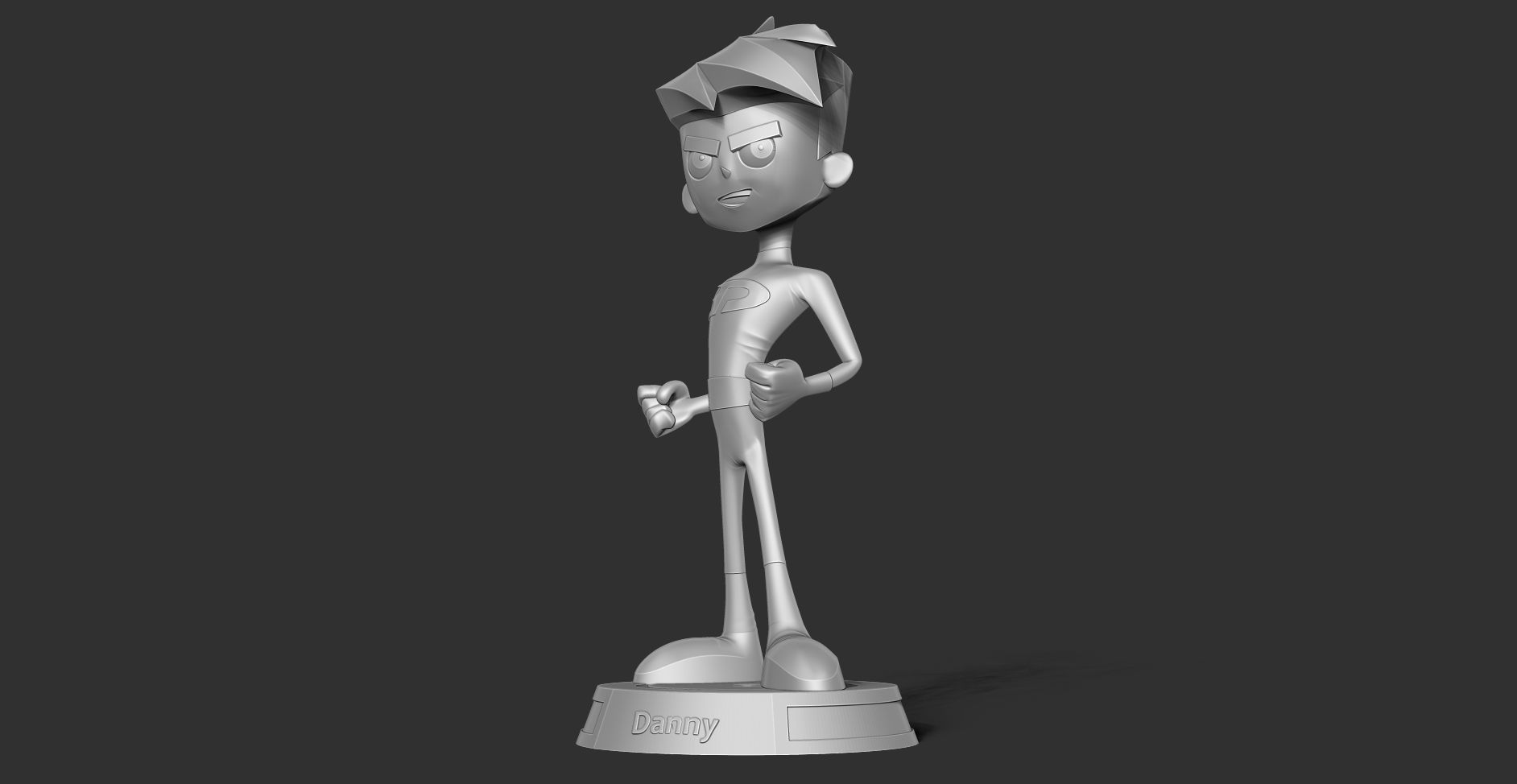 Danny Phantom Fanart 3D print model_7