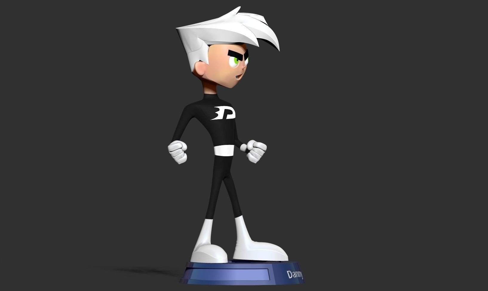 Danny Phantom Fanart 3D print model_9