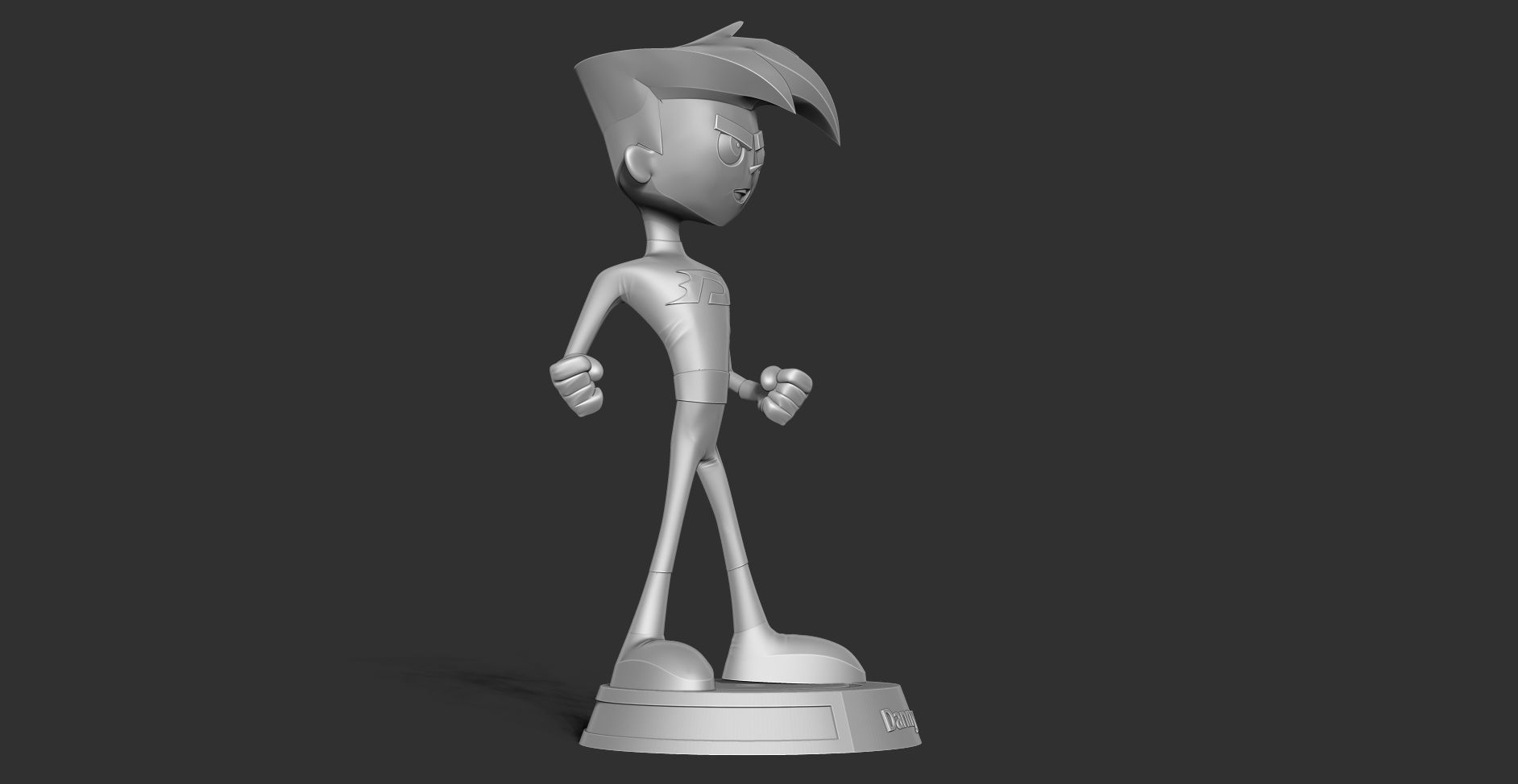 Danny Phantom Fanart 3D print model_10
