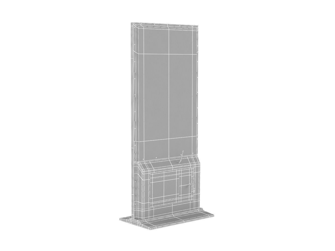  Information Kiosk 3D model_10