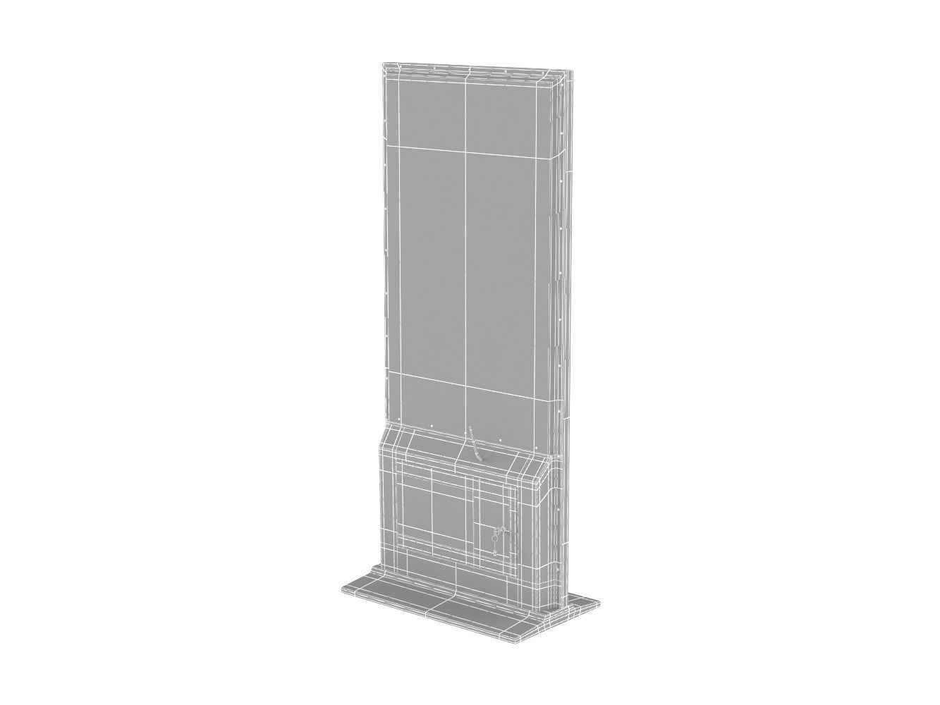  Information Kiosk 3D model_11