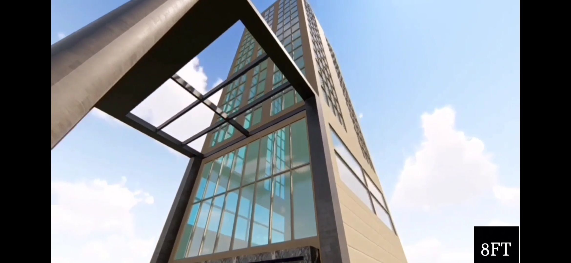 Modern Luxurious Sky Scrapper  3D model_2