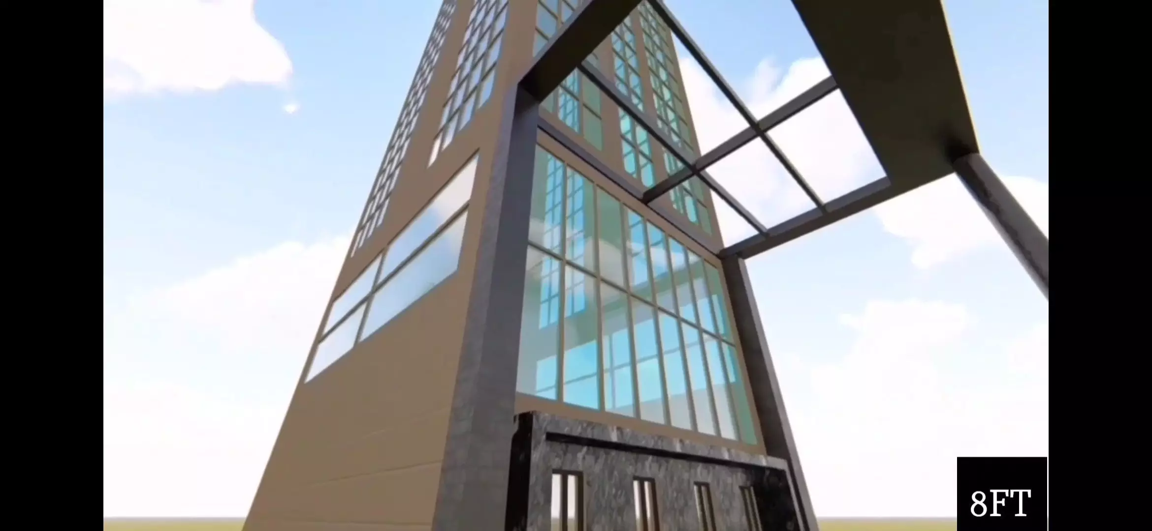 Modern Luxurious Sky Scrapper  3D model_0