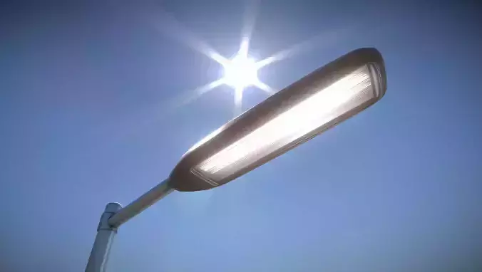 Street-Light 11 Pole-2 Version-3 Low-poly 3D model
