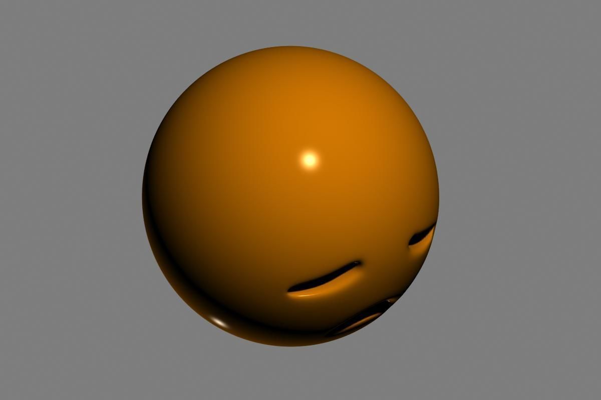 Emoji Disappointed Face 3D model_17