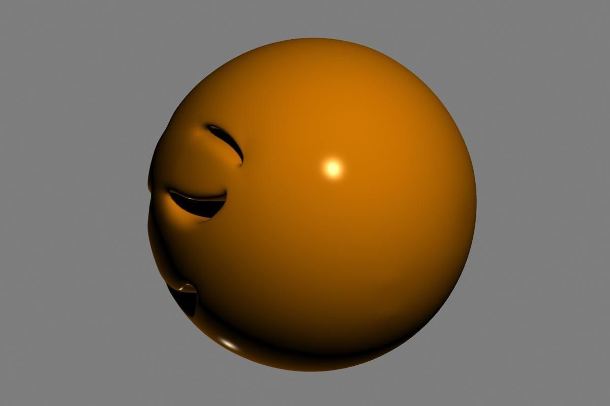 Emoji Relieved Face 3D model_6