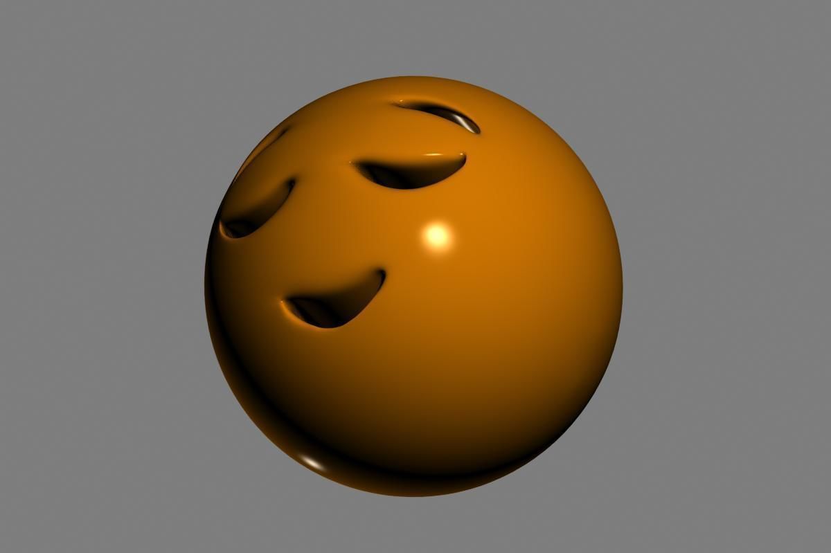 Emoji Relieved Face 3D model_9