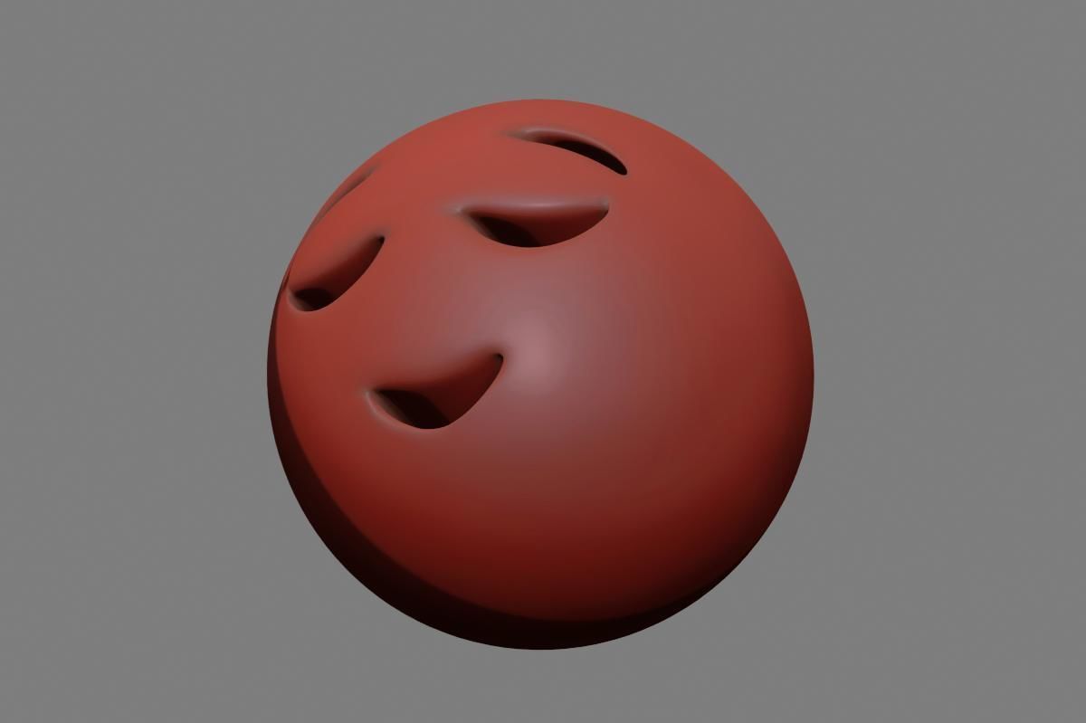 Emoji Relieved Face 3D model_30