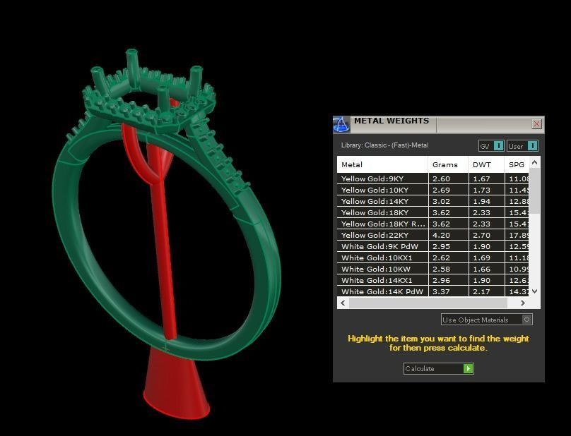 Dainty Emerald Halo Engagement Ring 3D print model_6