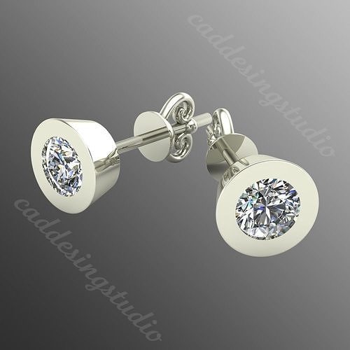 Earrings bi 10 3D print model