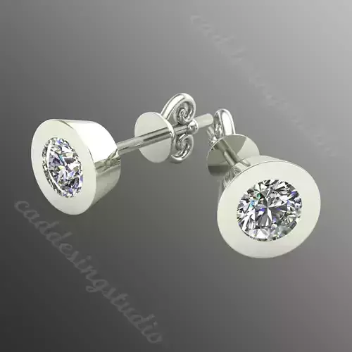 Earrings bi 10 3D print model